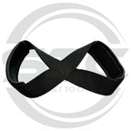 STC Figure 8 Weight Lifting Straps – Heavy Duty Wrist Support (Black)