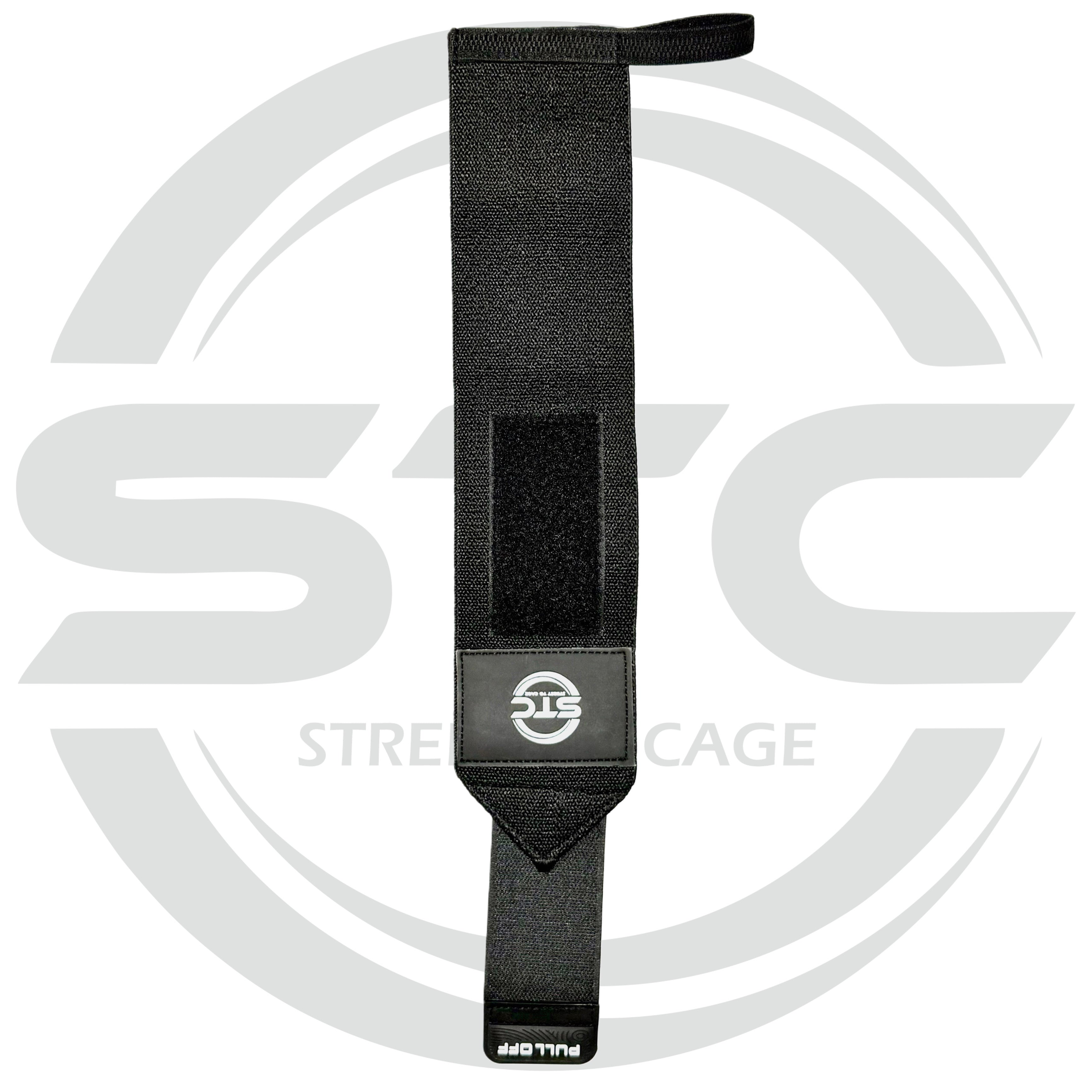 STC Gym Training Wrist Wraps Black Weight Lifting Wrist Support Straps