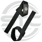 New STC Heavy Weight Lifting Cotton Strap – Gym Training Wrist Support (Black)