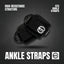STC D-Ring Ankle Straps Pair – Weight Lifting Cable Attachment (Neoprene, Black)