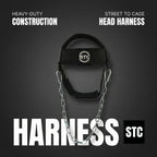 STC Adjustable Head Harness – Neck Training Muscle Builder (Weight Lifting, Black)