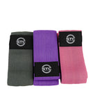 STC 3x Fabric Resistance Bands – Heavy Duty Booty & Glute Hip Circle (Non-Slip)
