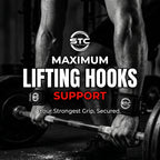 STC Weight Lifting Hooks – Wrist & Hand Support (Heavy Duty Gym Training)
