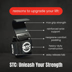 STC Weight Lifting Hooks – Wrist & Hand Support (Heavy Duty Gym Training)