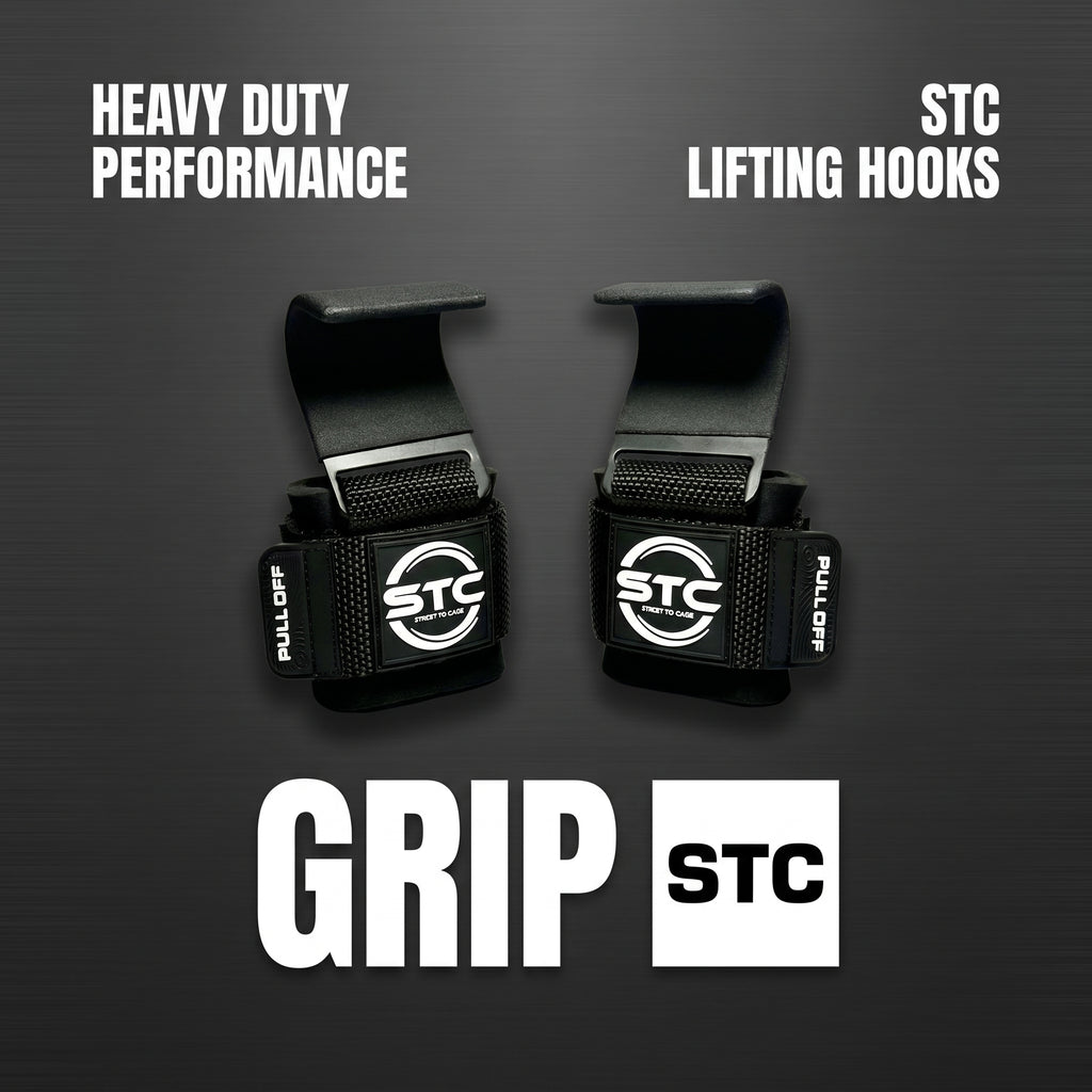 STC Weight Lifting Hooks – Wrist & Hand Support (Heavy Duty Gym Training)