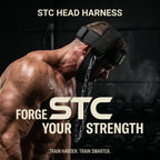 STC Adjustable Head Harness – Neck Training Muscle Builder (Weight Lifting, Black)